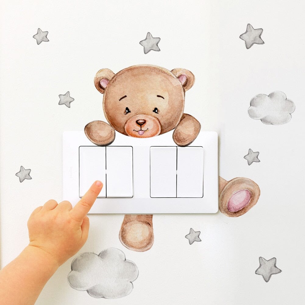 Stickybear™ - Sticker ourson décoratif | Chambre d'enfants